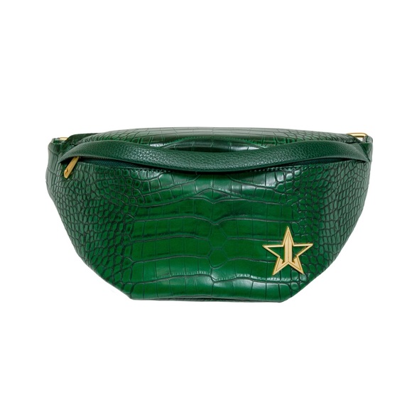 Jeffree Star Handbags - Jeffree Star Green Crocodile Fanny Pack